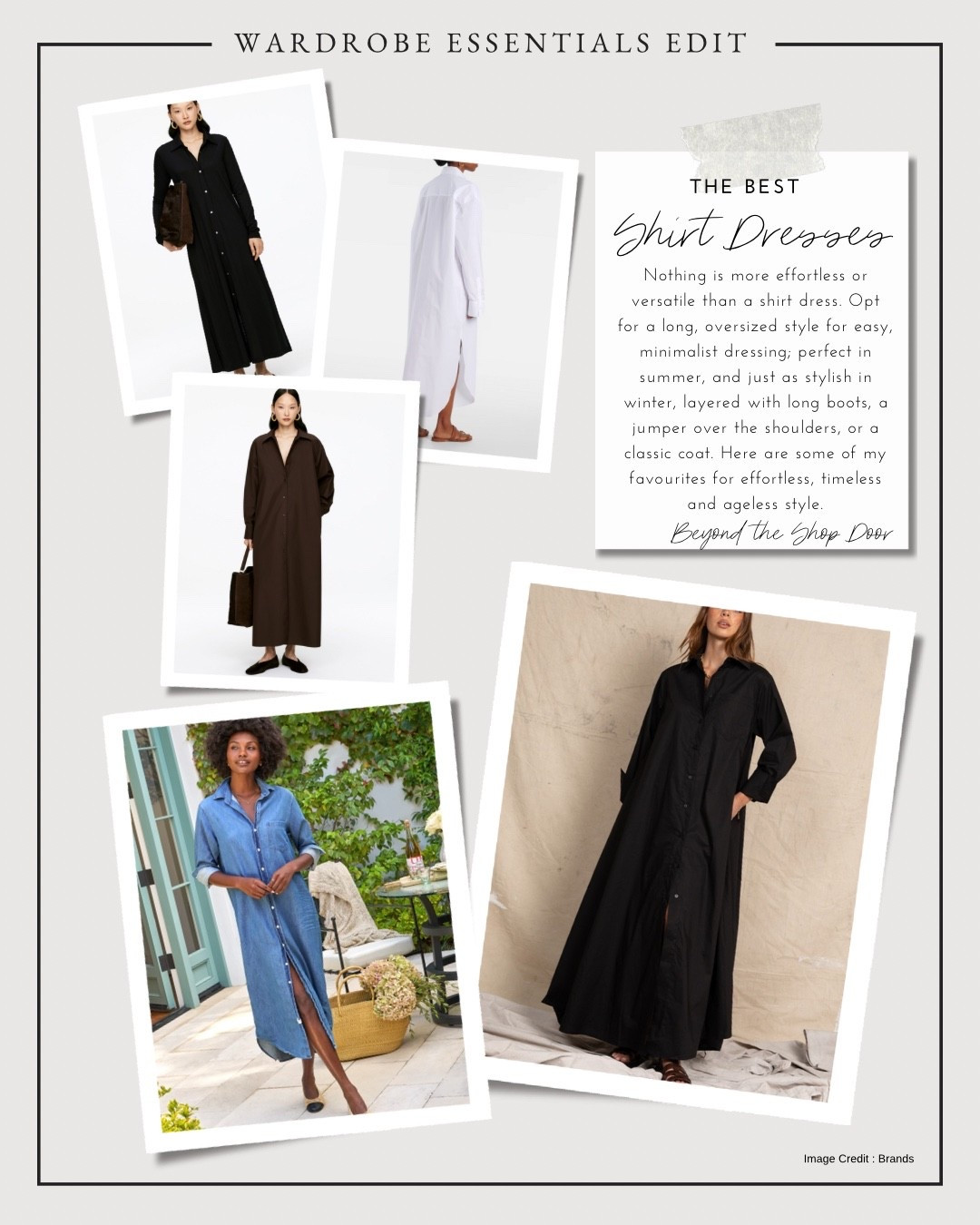 The Best Shirt Dresses - Wardrobe Essentials Edit

Nothing is more effortless or versatile than a shirt dress. Opt for a long, oversized style for easy, minimalist dressing; perfect in summer, and just as stylish in winter, layered with long boots, a jumper over the shoulders, or a classic coat. 

Here are some of my favourites for effortless, timeless and ageless style.

#LTKStyleTip #LTKOver40