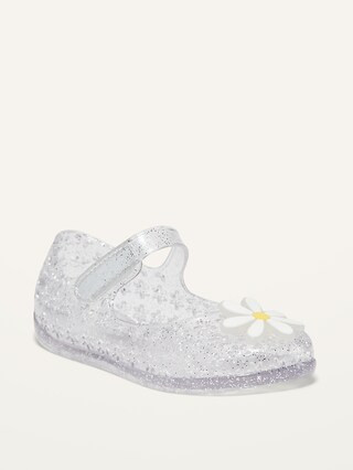 Glitter-Jelly Mary-Jane Flats for Toddler Girls | Old Navy (US)