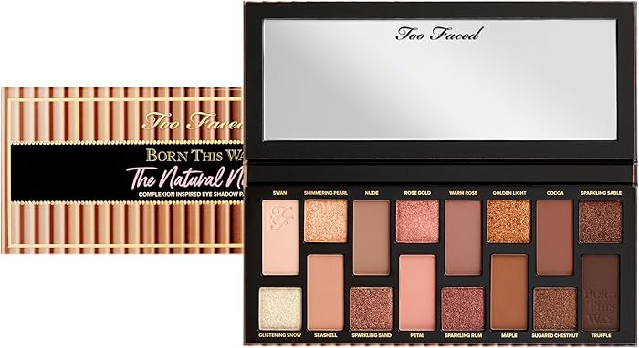 Too Faced Born This Way The Natural Nudes Eye Shadow Palette | High Pigment + Shimmer, 0.42 Ounce | Amazon (US)