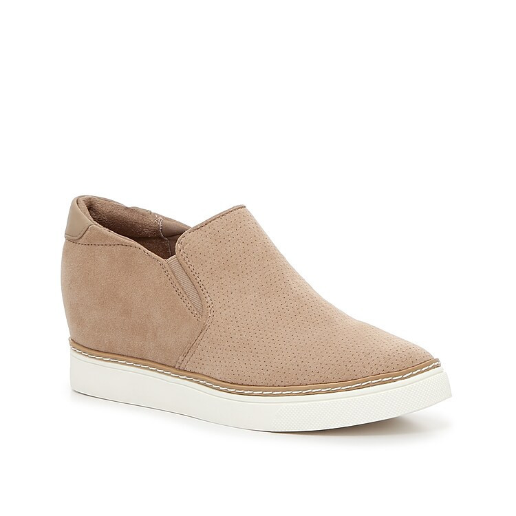 Dr. Scholl's If Only Wedge SlipOn Sneaker | Women's | Taupe | Size 11 | Slip-Ons | Sneakers | Wedge | DSW