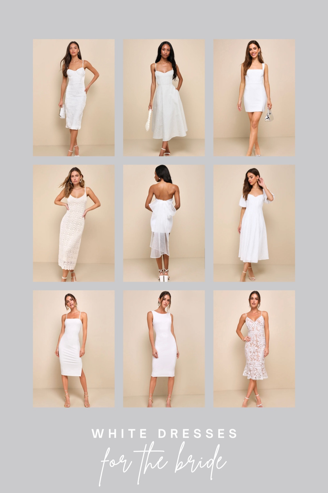 White Dress Round Up!

dresses for the bride | Wedding | wedding look | bridal dresses | white outfit | what to wear to wedding events | wedding looks | outfit for brides | bride to be | wedding season | rehearsal dinner | bridal shower | bachelorette party | Lulus | spring dresses 


#LTKstyletip #LTKwedding #LTKparties