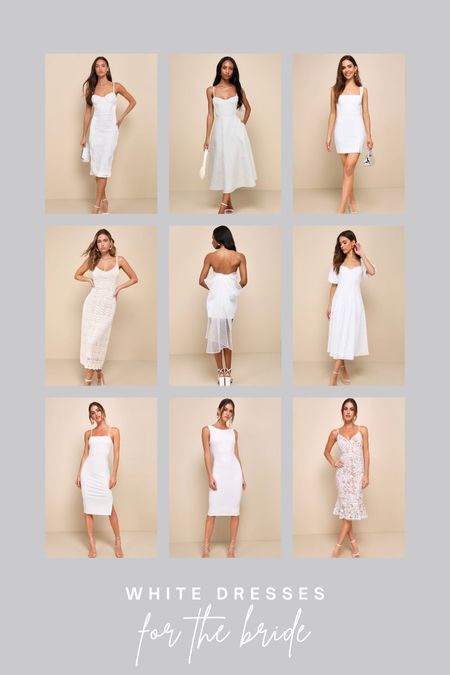 White Dress Round Up!

dresses for the bride | Wedding | wedding look | bridal dresses | white outfit | what to wear to wedding events | wedding looks | outfit for brides | bride to be | wedding season | rehearsal dinner | bridal shower | bachelorette party | Lulus | spring dresses 


#LTKstyletip #LTKwedding #LTKparties