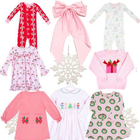Pink Christmas outfits for the littles 🎀 

#LTKSeasonal #LTKHoliday #LTKkids
