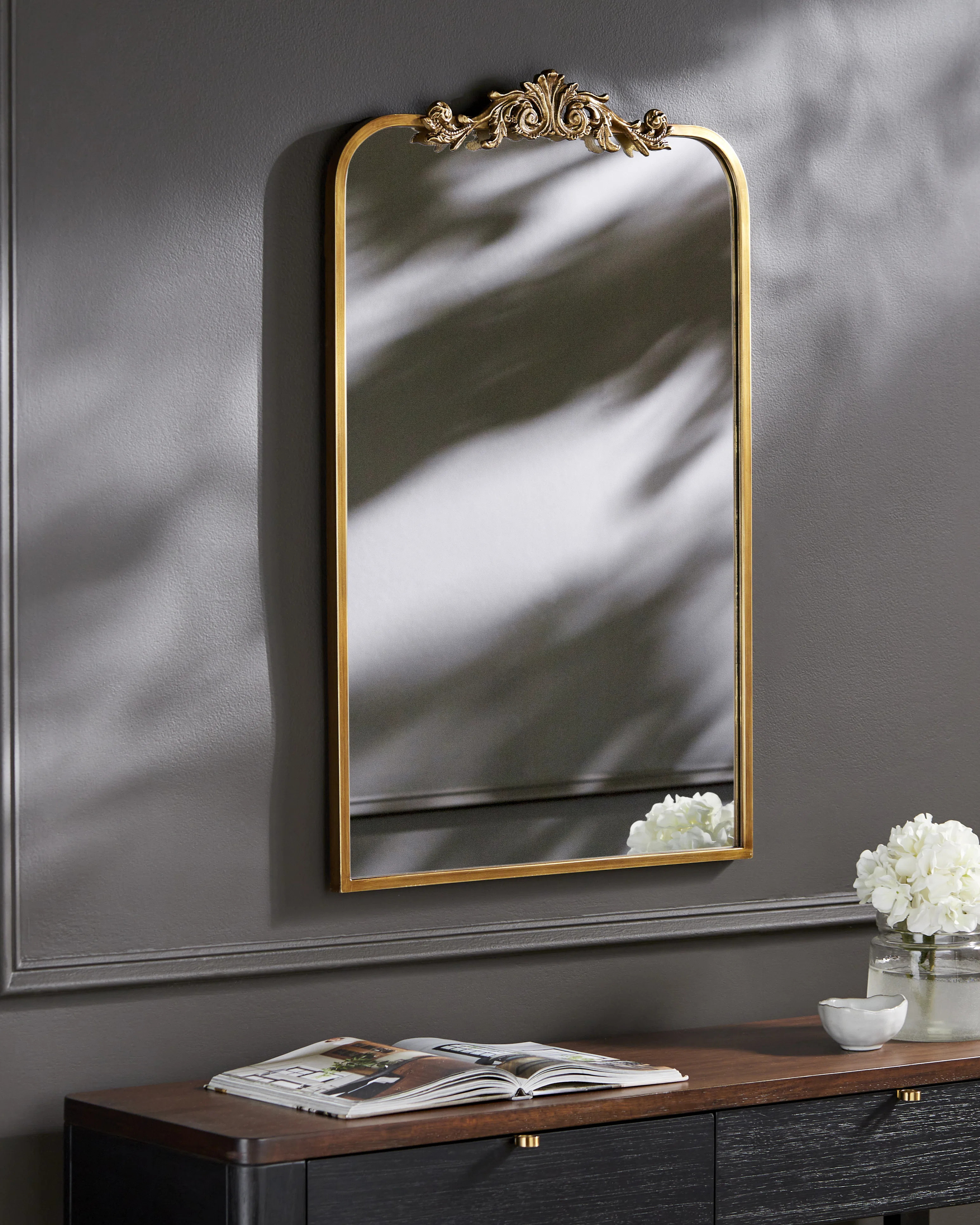 Anzlie Metal Arch Wall Mirror | Wayfair North America