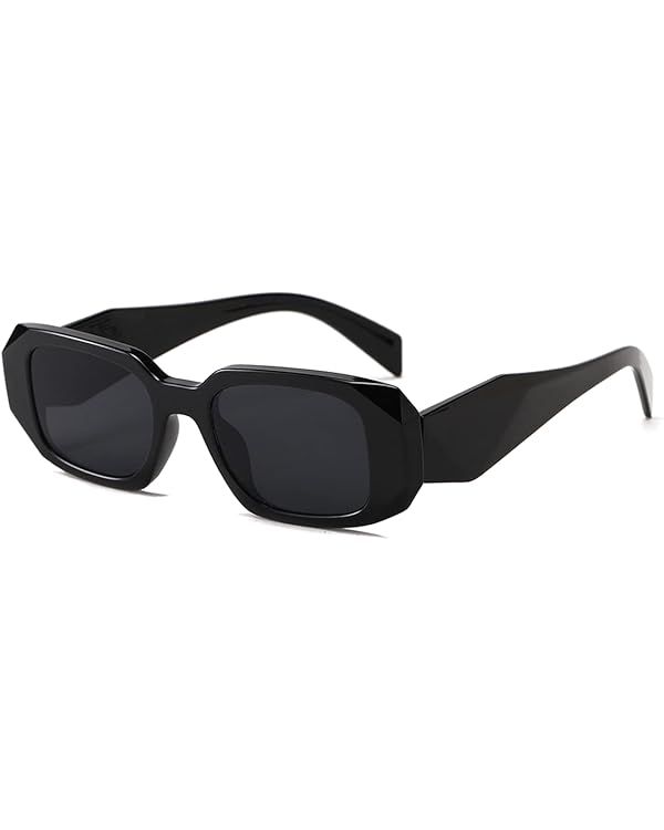 Rectangle Sunglasses for Women Retro Square Sunglasses UV400 Protection | Amazon (CA)