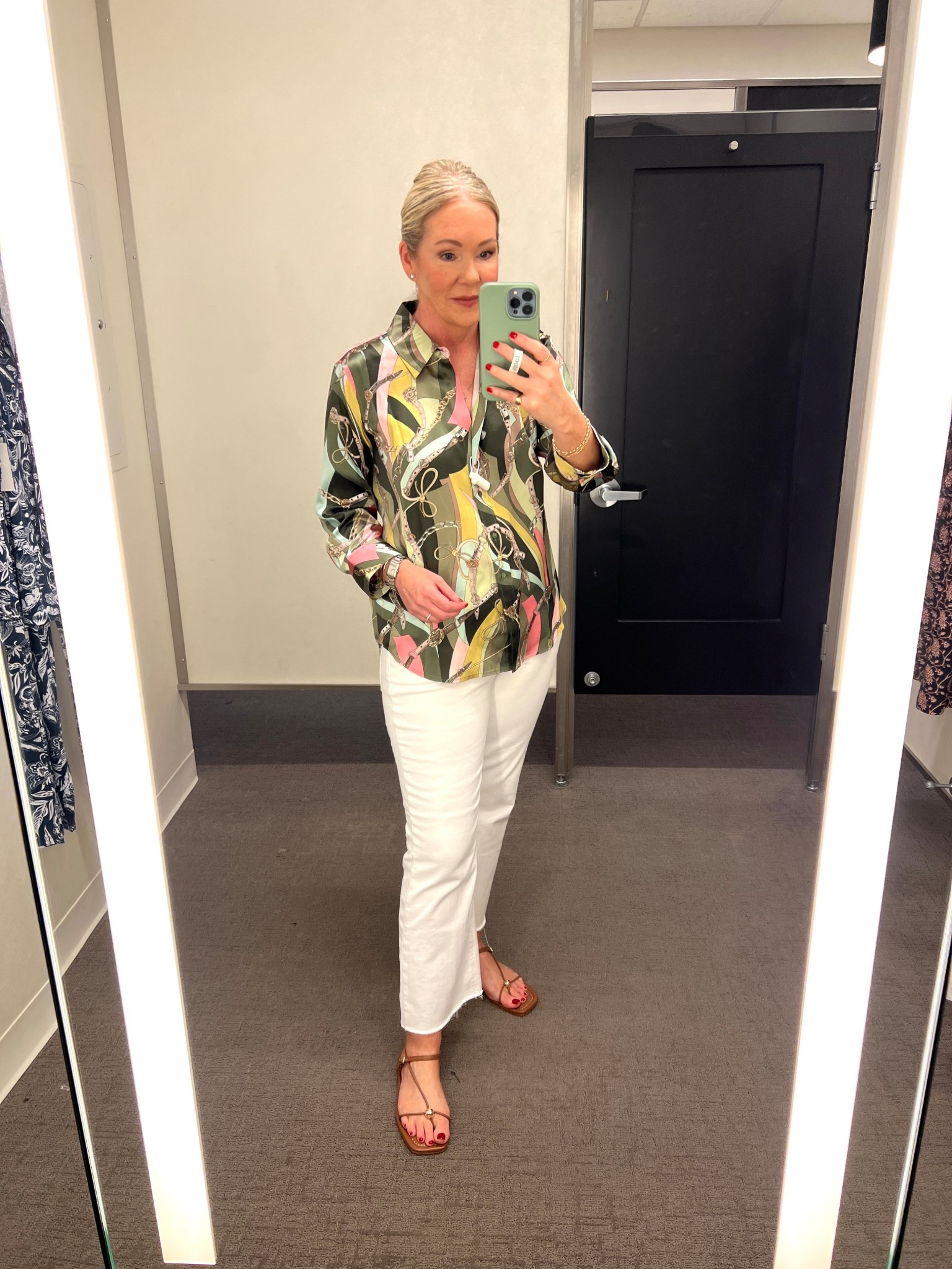 Beautiful silk button up from the Nordstrom Anniversary Sale. 
Sized up to M


#LTKSaleAlert #LTKStyleTip #LTKOver40