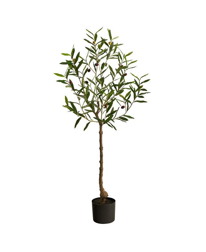Nearly Natural 4' Olive Artificial Tree & Reviews - Artificial Plants - Home Decor - Macy's | Macys (US)