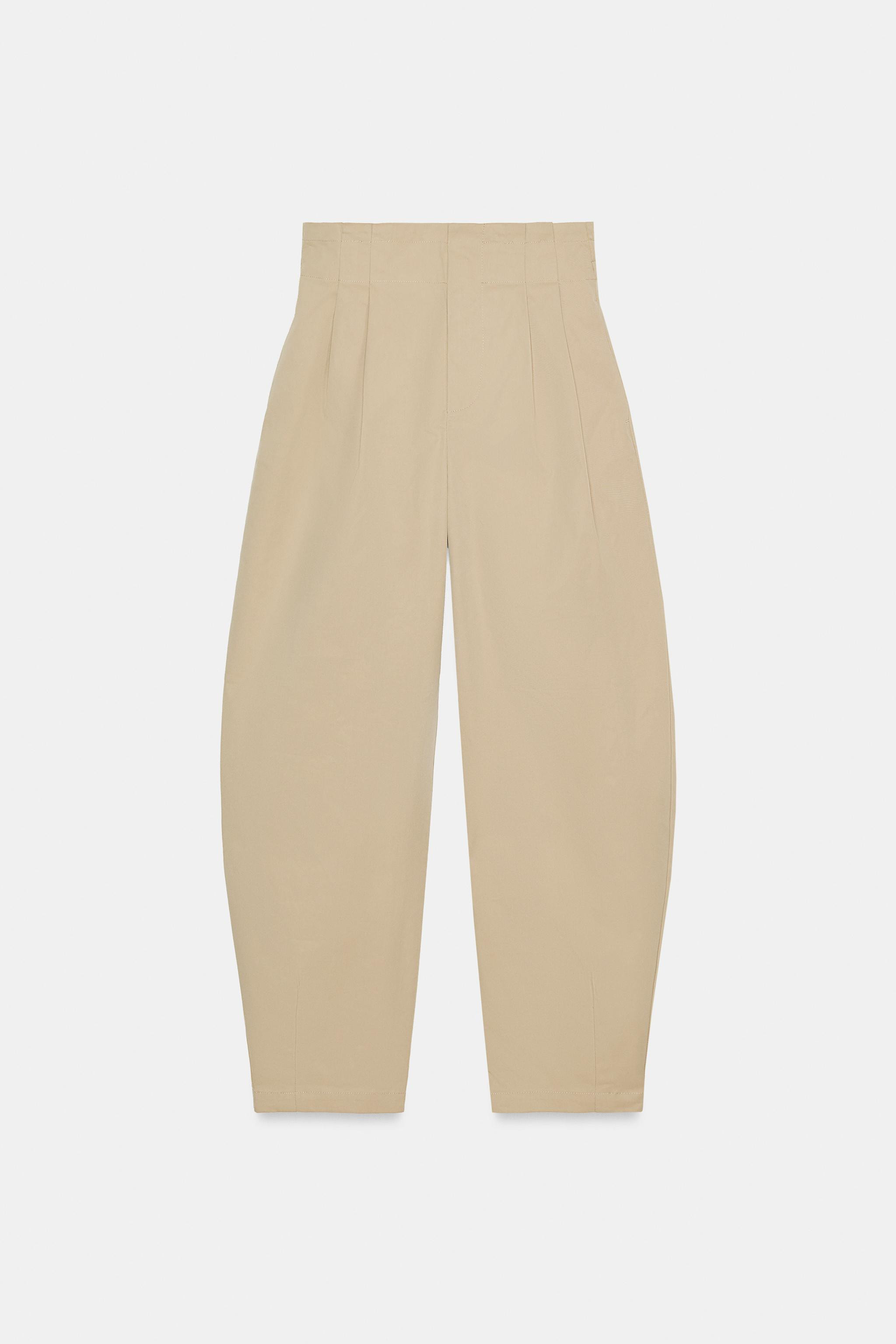 BALLOON PAPERBAG PANTS | Zara Canada