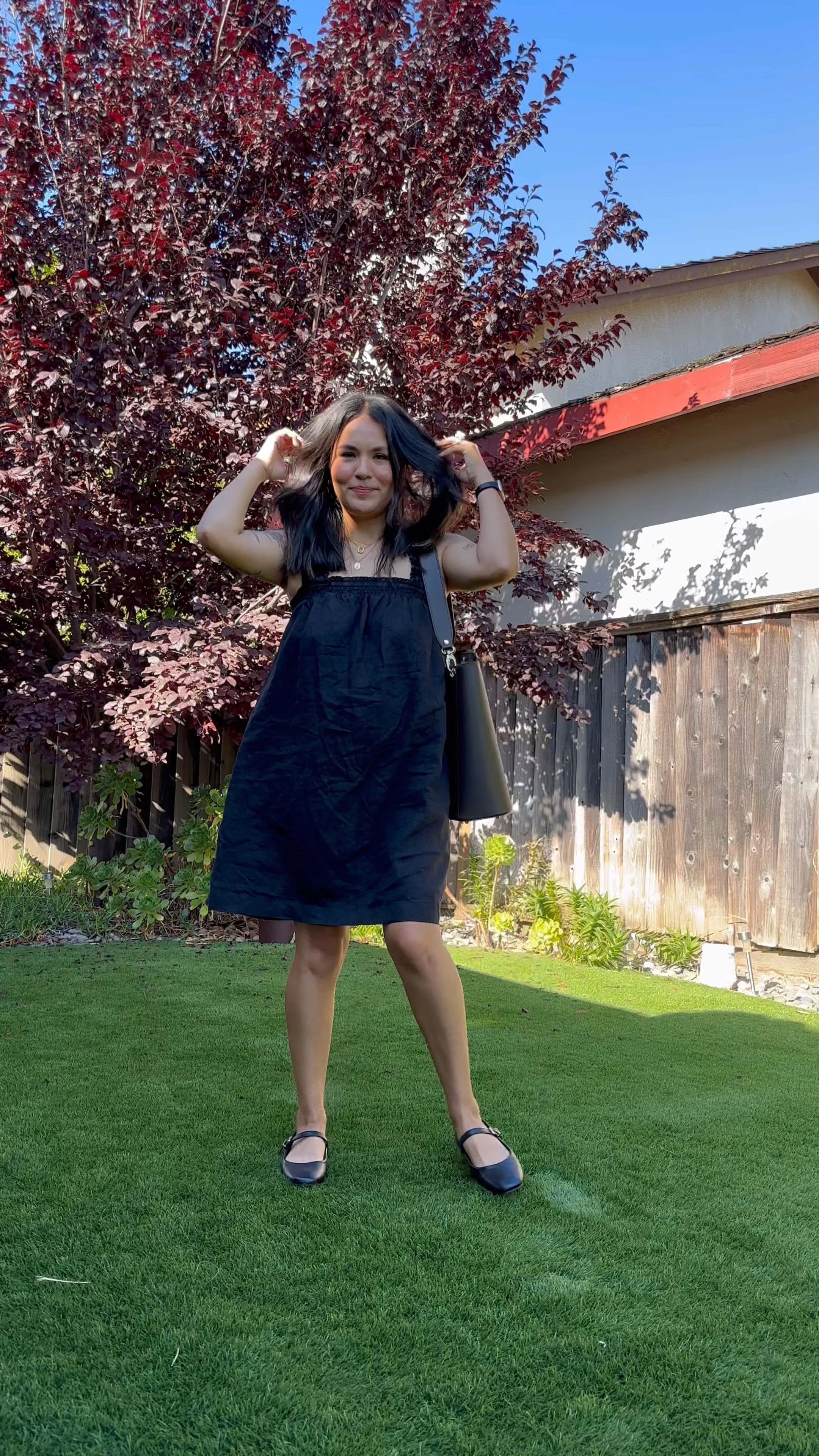 I actually got dressed for work this morning. Super simple, versatile summer dress with mary jane flats and a cute bucket tote bag! 

#LTKVideo #LTKStyleTip #LTKWorkwear