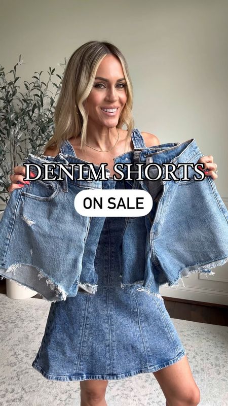 Denim shorts on sale 25% off!! Wearing size 25 in each
Pair 1 - high rise mom (medium destroy)
Pair 2 - high rise mom (medium)
Pair 3 - 90s high rise (medium)
Pair 4 - high rise dad  (medium)

Follow my shop @roseykatestyle on the @shop.LTK app to shop this post and get my exclusive app-only content!

#liketkit 
@shop.ltk
https://liketk.it/4FM6N 

#LTKFindsUnder50 #LTKOver40 #LTKSaleAlert #LTKFindsUnder50 #LTKOver40 #LTKSaleAlert