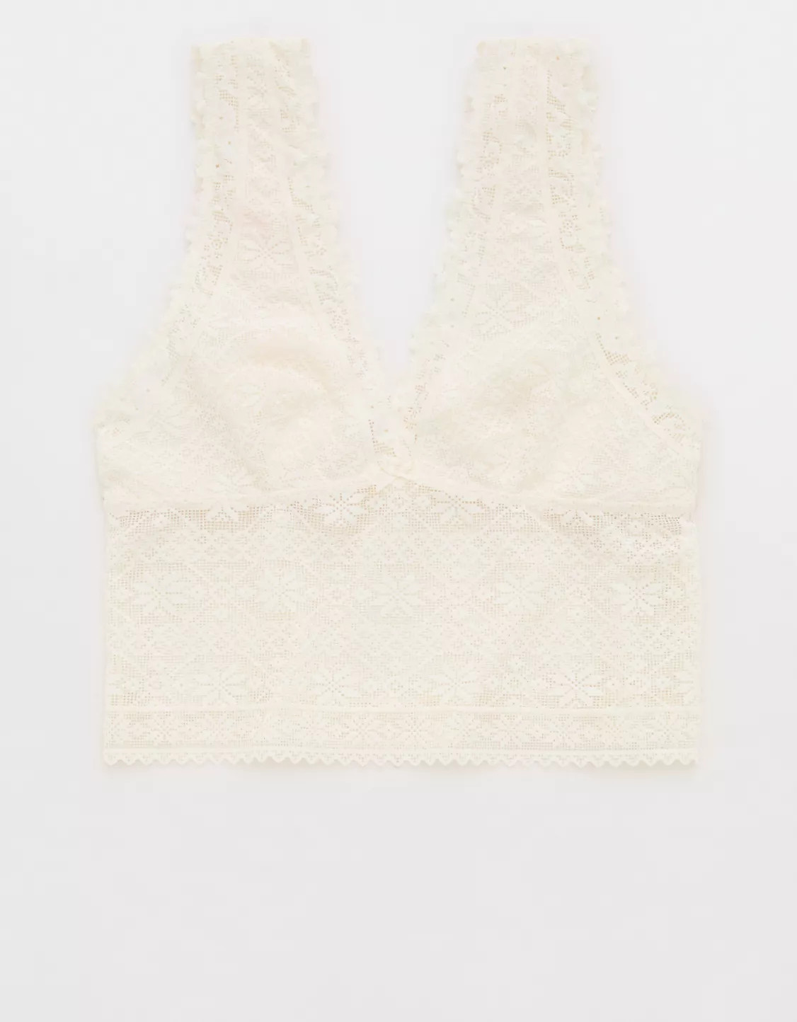 Show Off Lace Plunge Bra Top | Aerie