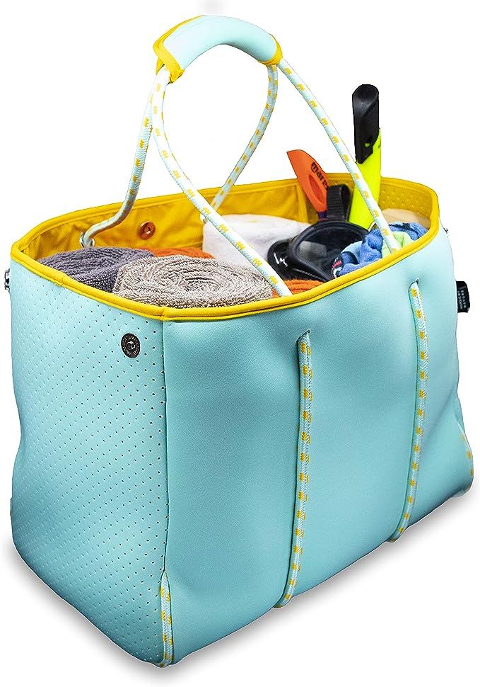 Nordic By Nature Large Designer Beach Bag Tote For Women, Men And Kids | Amazon (US)
