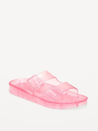 Jelly Buckled Slide Sandals for Girls | Old Navy (US)