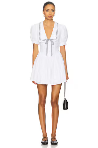 MAJORELLE Graciela Mini Dress in White from Revolve.com | Revolve Clothing (Global)