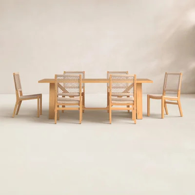 Seras Rectangular 6 - Person Outdoor Dining Set | Wayfair North America