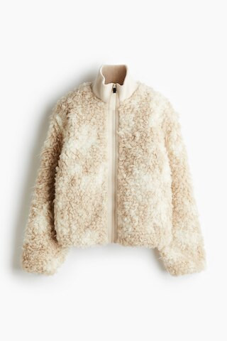 H & M - Jacke aus Teddyfleece - Beige - Sportswear | H&M (DE, AT, CH, NL, FI)