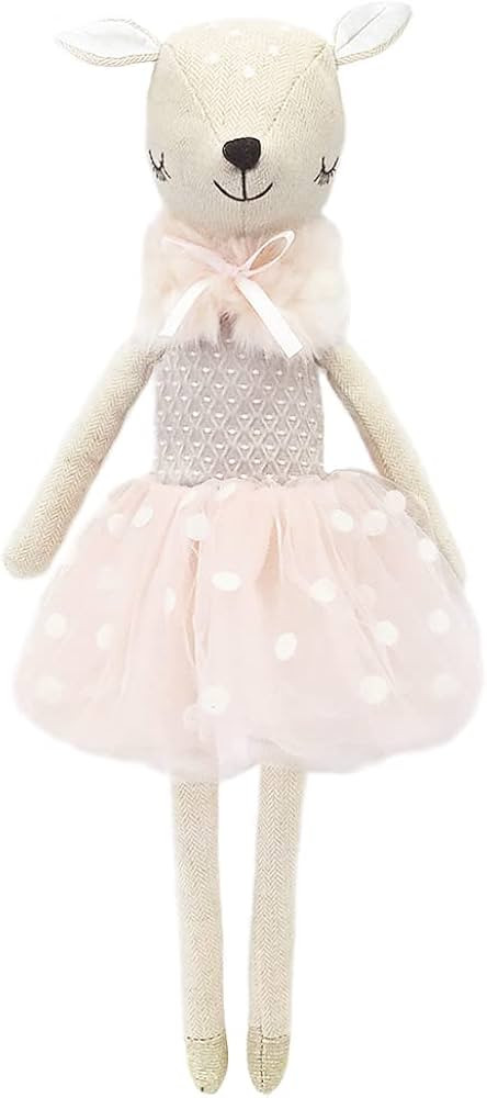 MON AMI Doe Ballerina Stuffed Doll – 17”, Designer Dress & Shawl, Plush Ballerina Doll for Gi... | Amazon (US)