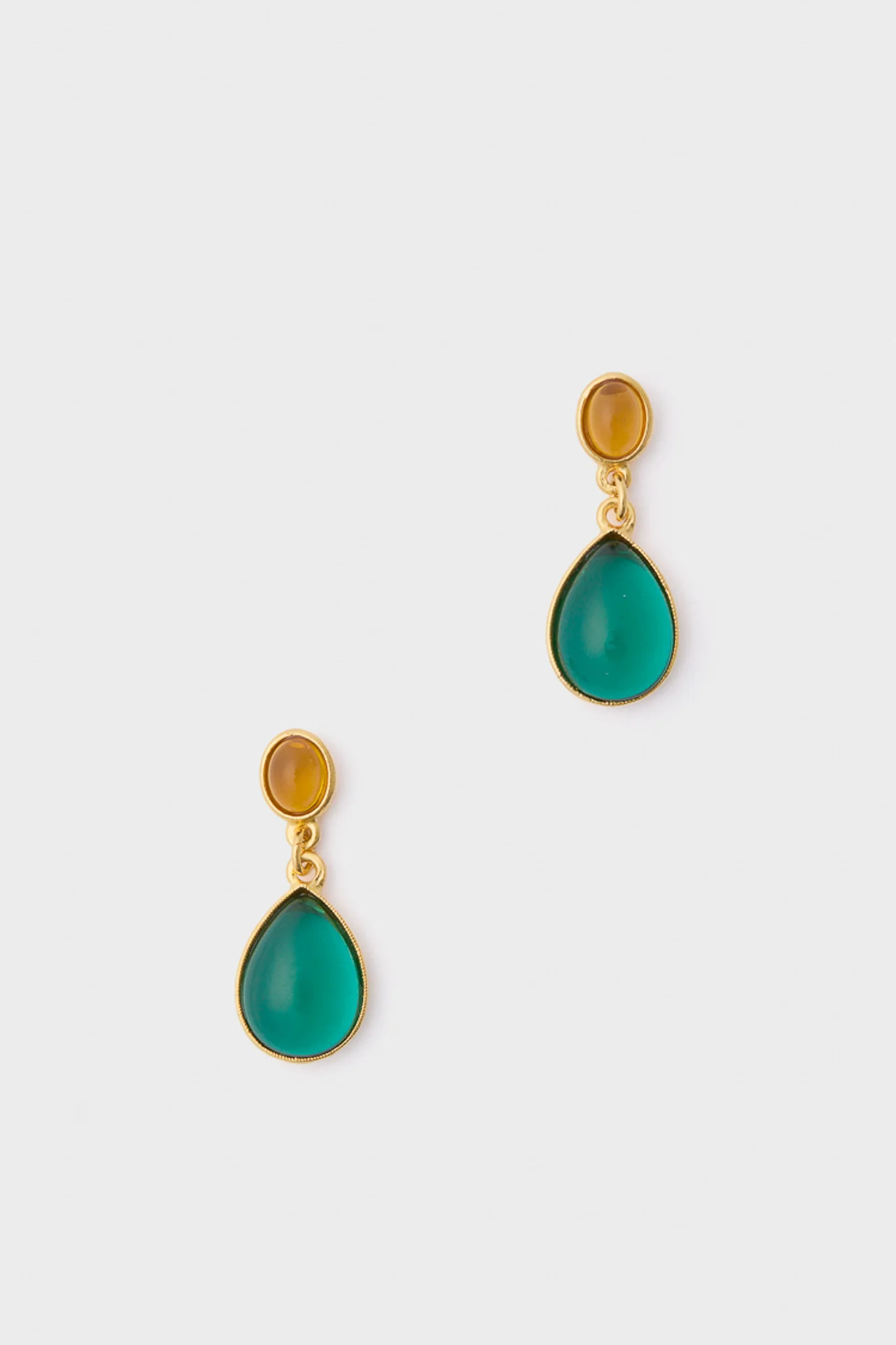 Teal and Yellow Earrings | Tuckernuck (US)