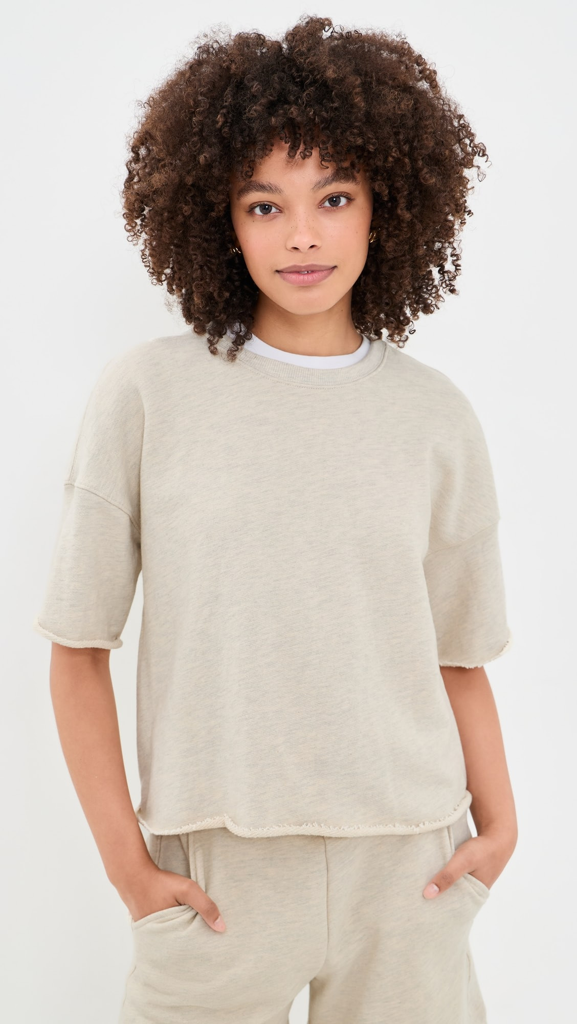 Short Sleeve Sweatshirt Tee | Shopbop