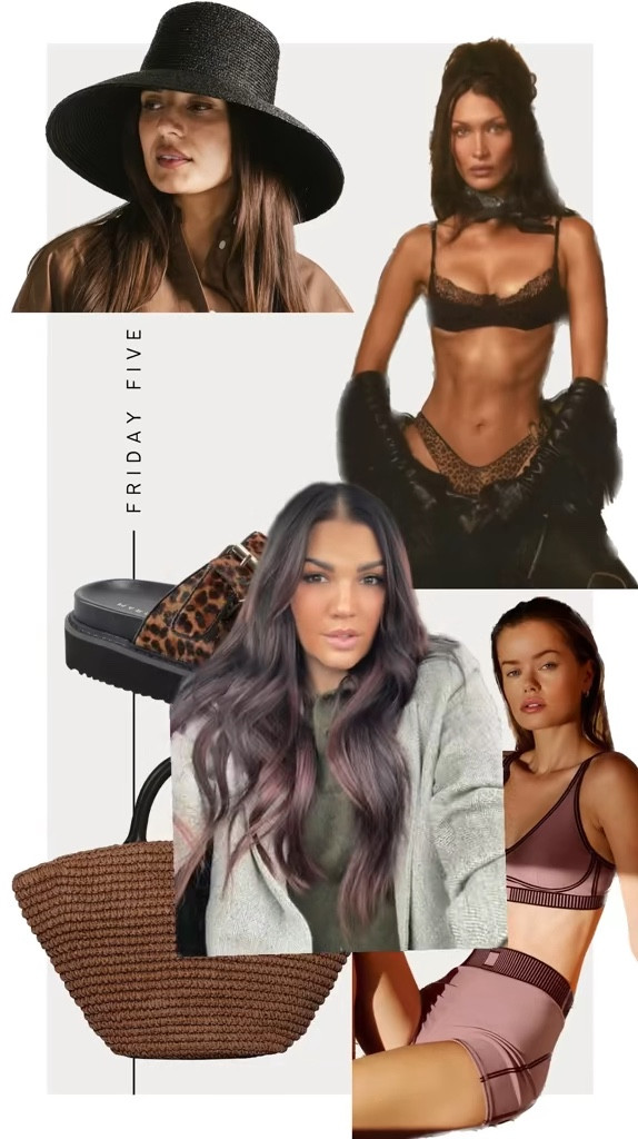 Friday Five: 3-28-25

1. Gigi Pip Jolie Packable Straw Bucket Hat - Code: Kristin15 
2. Frankie’s Bikinis X Bella Hadid at Lulu’s 
3. Marc Fisher Agusta Sandal 
4. Rebecca Minkoff Megan Mini Fan Tote 
5. Alo Airlift Bra and Shorts in Smokey Quartz 

#LTKShoeCrush #LTKActive #LTKSwim