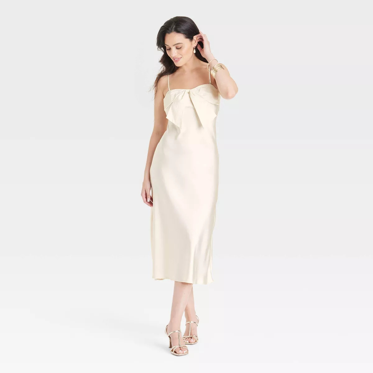 Women's Bow Midi Shift Dress - A New Day™ | Target