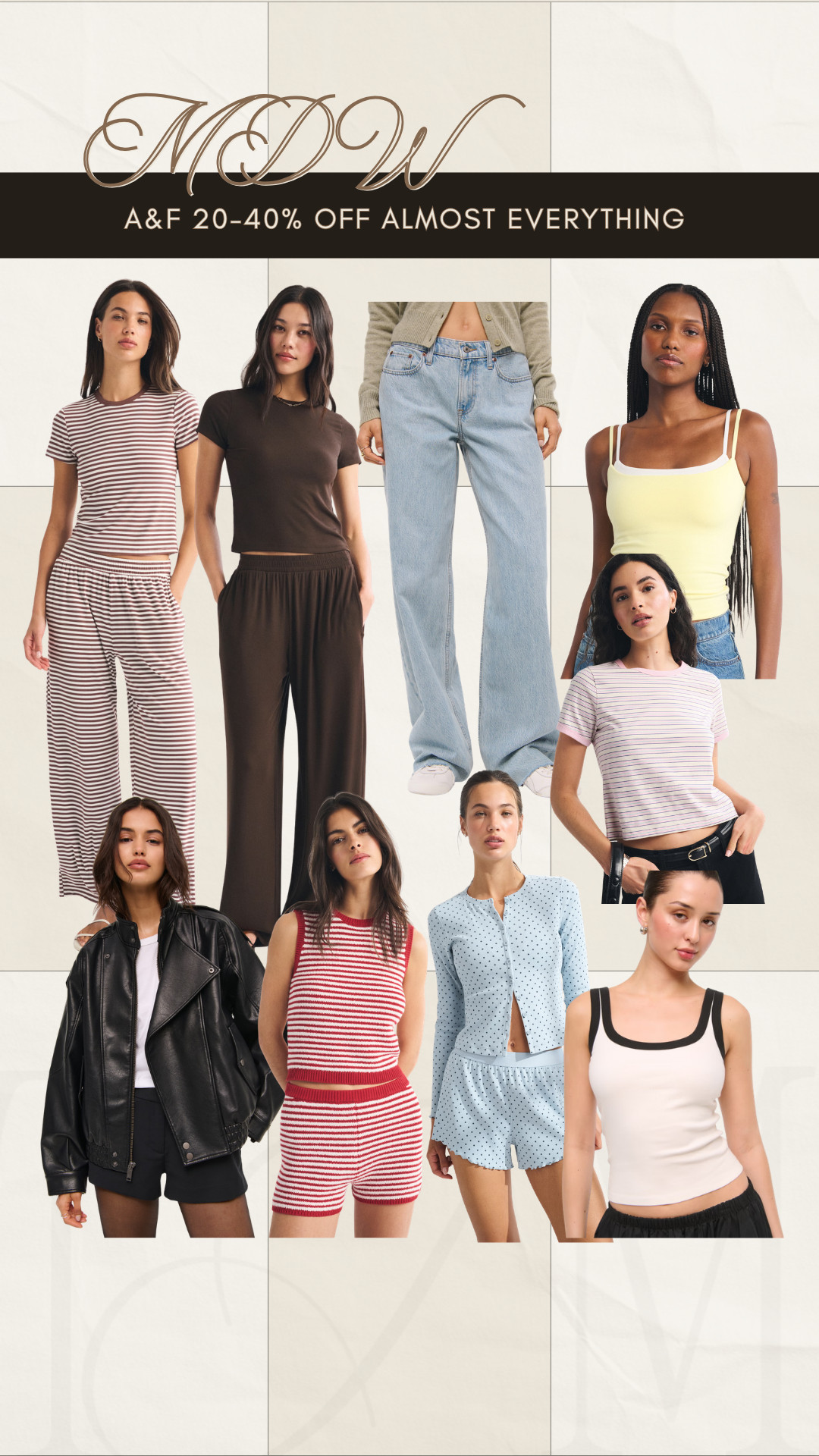 A&F is SO good right now for summer basics 😭 the striped sets, easy tanks, boxer shorts, and denim are giving effortless cool girl outfits without even trying. I already know these pieces would be on repeat all summer long ☀️ wedding guest dress summer, summer outfits, summer dresses, country concert outfits, graduation guest outfits, memorial day outfit, date night outfits, plus size fashion, vacation outfits beach, business casual workwear, abercrombie sale, abercrombie summer outfits, casual outfits, denim outfits, lounge sets, everyday basics
 

 #LTKgrwm #LTKootd #LTKSeasonal