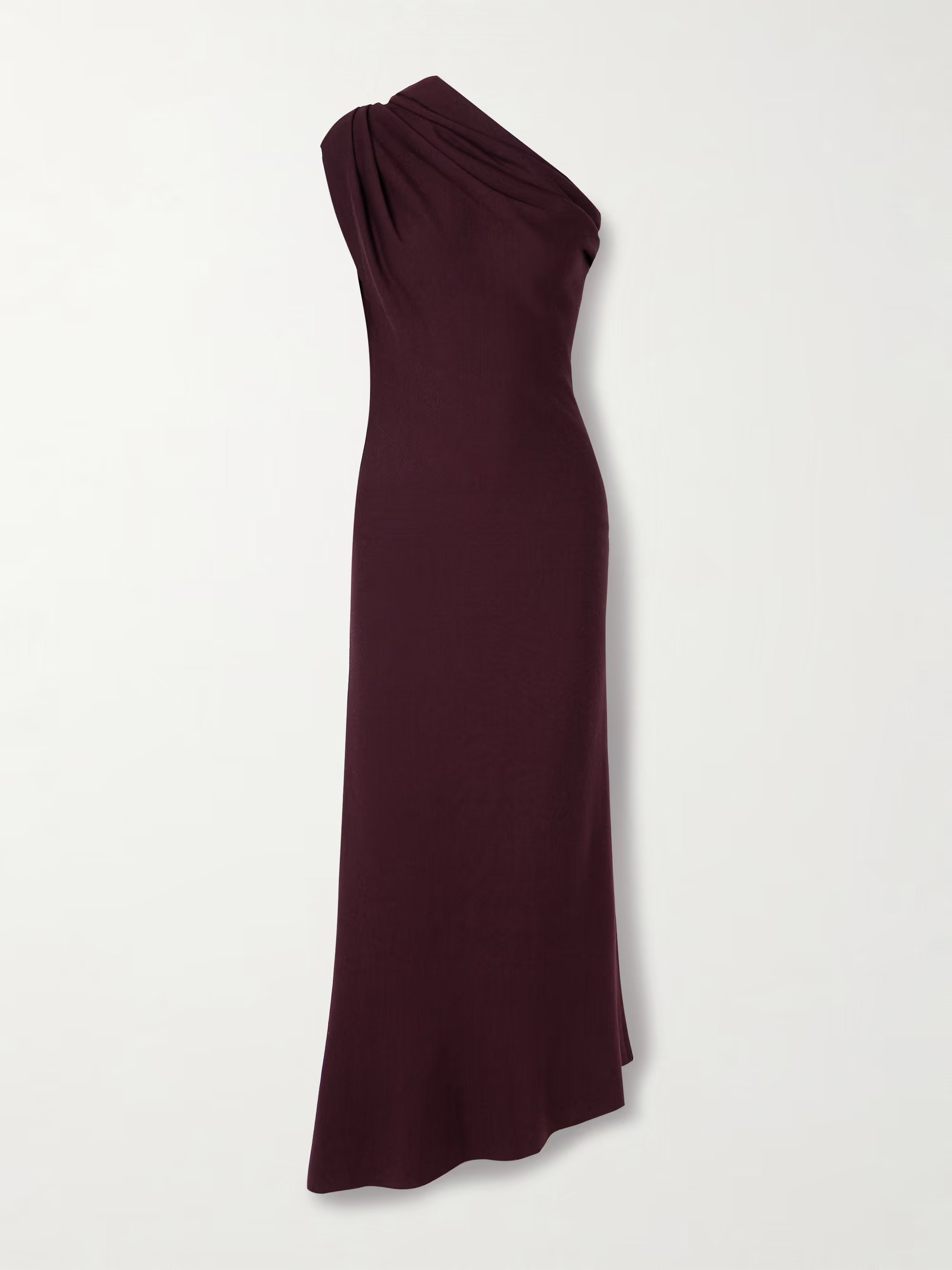 Coast one-shoulder wool-blend maxi dress | NET-A-PORTER (US)