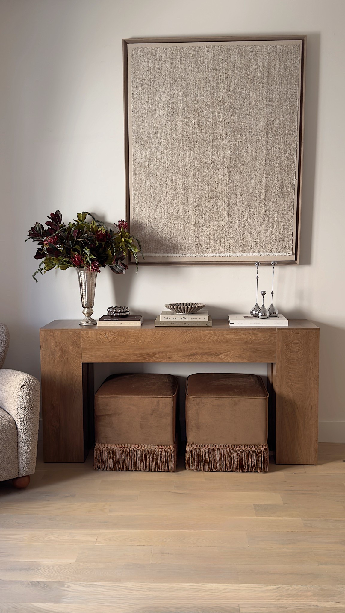 This whole view makes me so happy- love every single detail of this console decor styling 🤩

#LTKHome #LTKOver40 #LTKSaleAlert