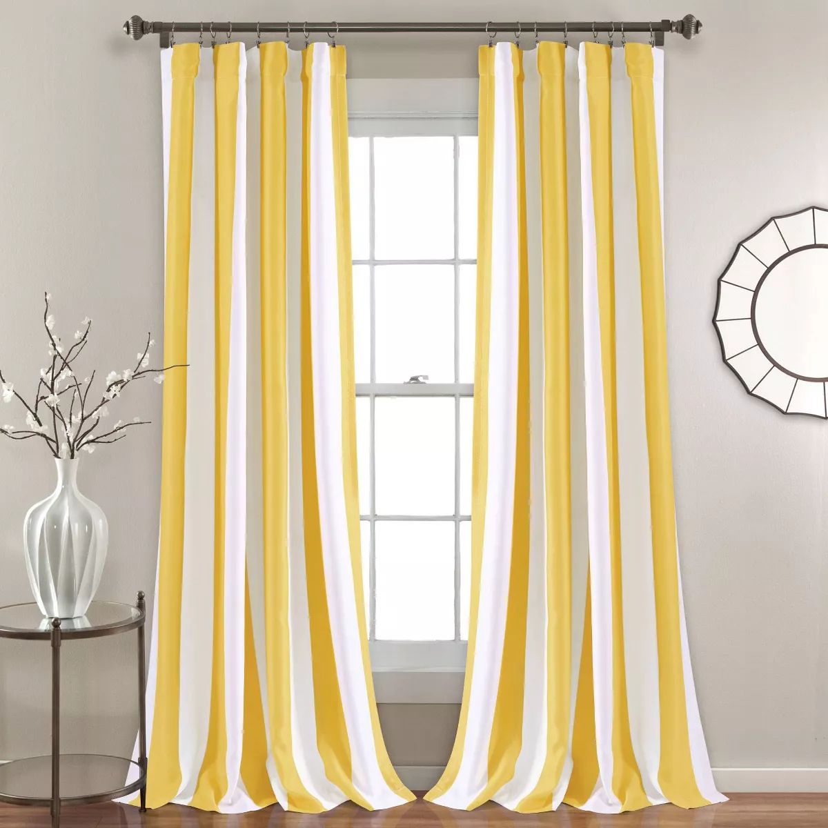 2pk Light Filtering Wilbur Window Curtain Panels - Lush Décor | Target