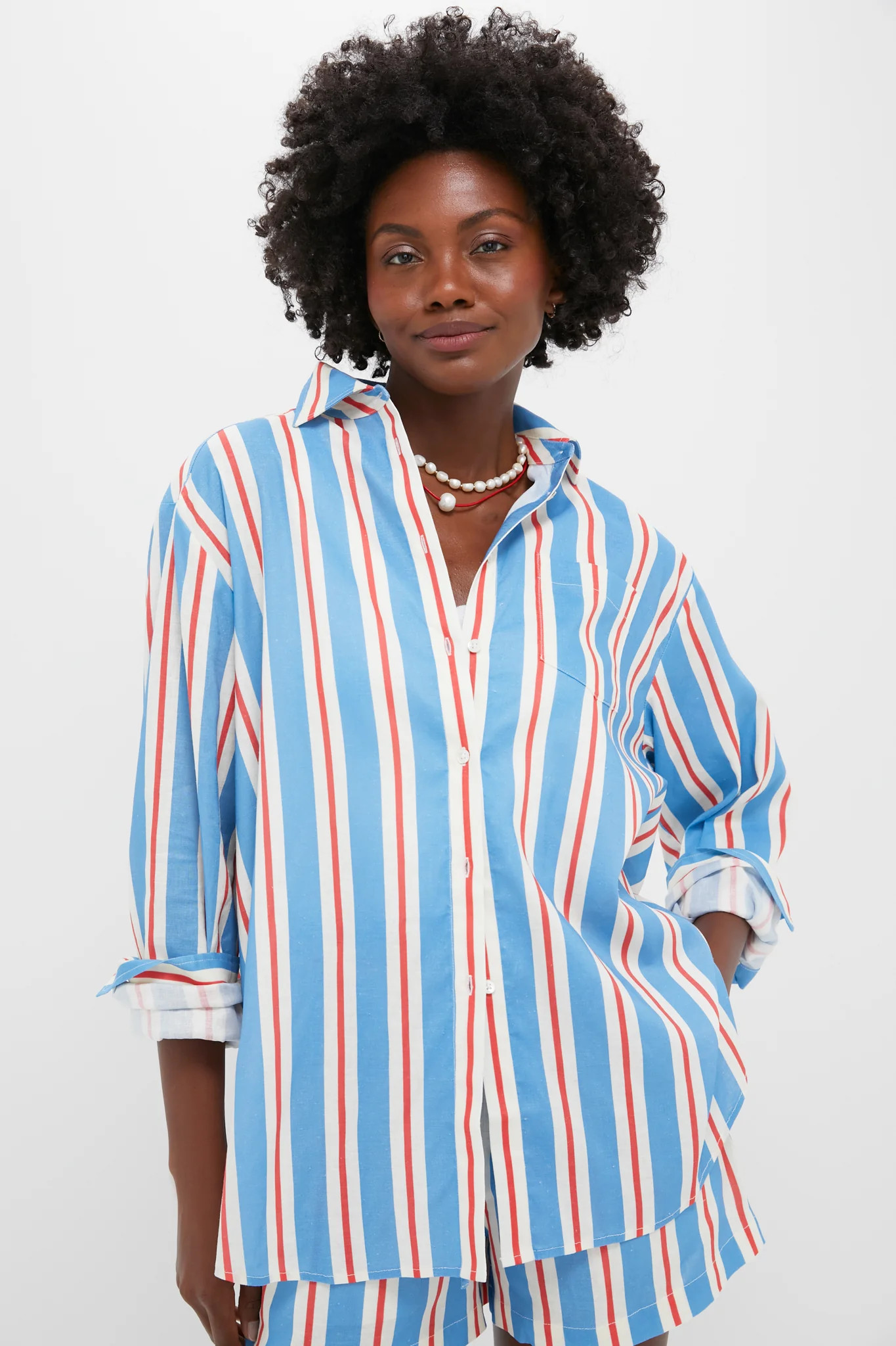 Americana Stripe Avril Button Down | Tuckernuck (US)