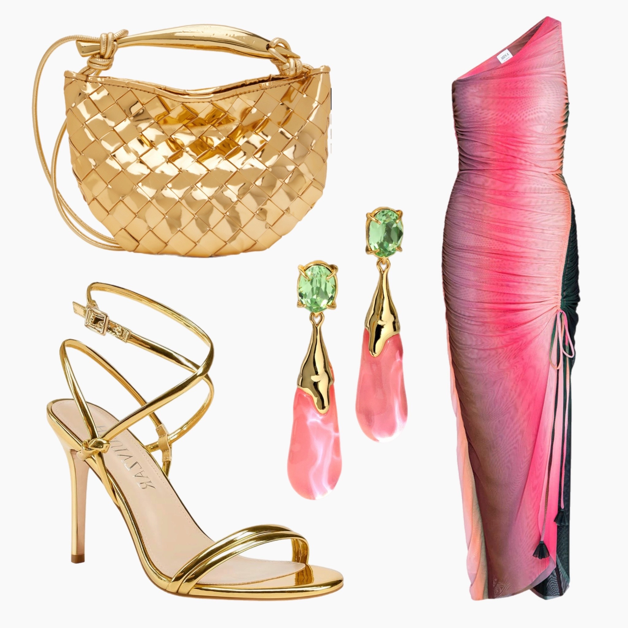 Serving sunset siren energy 🌅✨ This one-shoulder ombré gown is all about dreamy draping and striking color. Paired it with strappy gold heels, a metallic woven clutch, and sculptural drop earrings—perfect for a glam summer soirée or vacation dinner look.

#SunsetStyle #EveningGlow #ResortGlam #VacationStyle #LTKResort #GoldenHourFashion #SummerSoiréeLook #LTKUnderTheSun #MetallicAccessories #StatementStyle #GlamGetaway #LTKStyle

#LTKItBag #LTKWedding #LTKSummerEdit