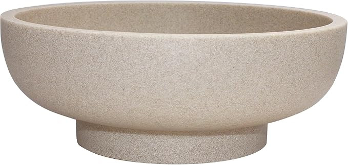 Large Decorative Bowl, Fruit Bowl for Kitchen Counter, Modern Resin Bowl for Home Decor, Key Hold... | Amazon (US)