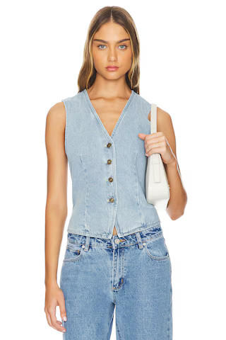 LIONESS Vision Denim Vest in Classic Denim from Revolve.com | Revolve Clothing (Global)