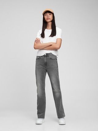 High Rise &#x27;90s Loose Jeans in Organic Cotton with Washwell | Gap (US)