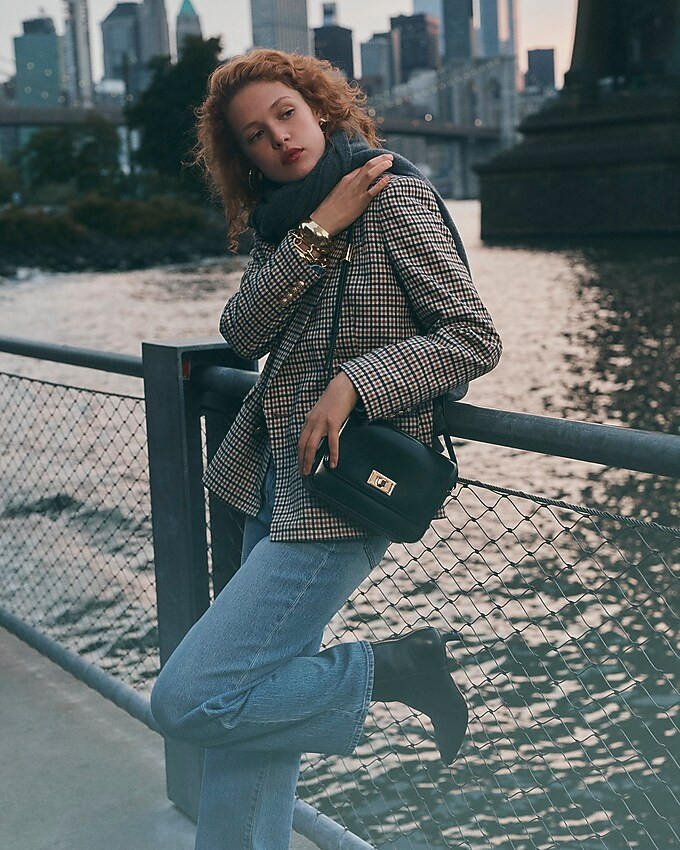 Brynn blazer in plaid Italian wool-blend | J. Crew US