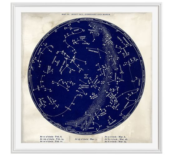 Vintage Astronomical - Blue | Pottery Barn (US)