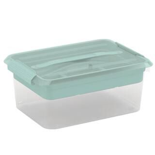 14.5qt. Latchmate Mint Storage Box with Tray by Recollections™ | Michaels Stores