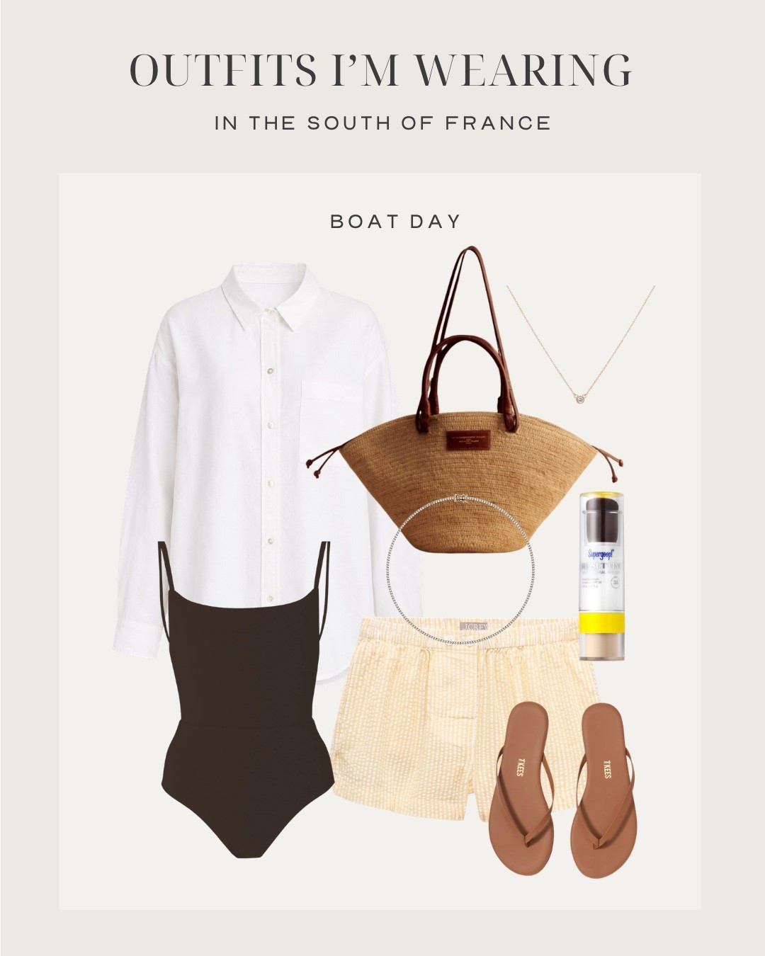 South of France outfit for a boat day

Day on the water style 
Sailing day
Summer outfit idea 
EuroSummer

#LTKSeasonal #LTKOver40