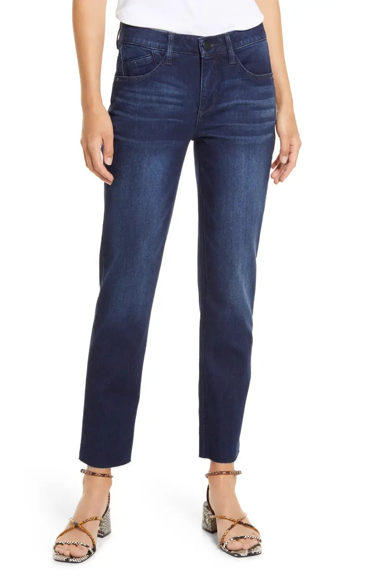 Ab-Solution Slim Fit Raw Hem Straight Leg Jeans | Nordstrom Canada