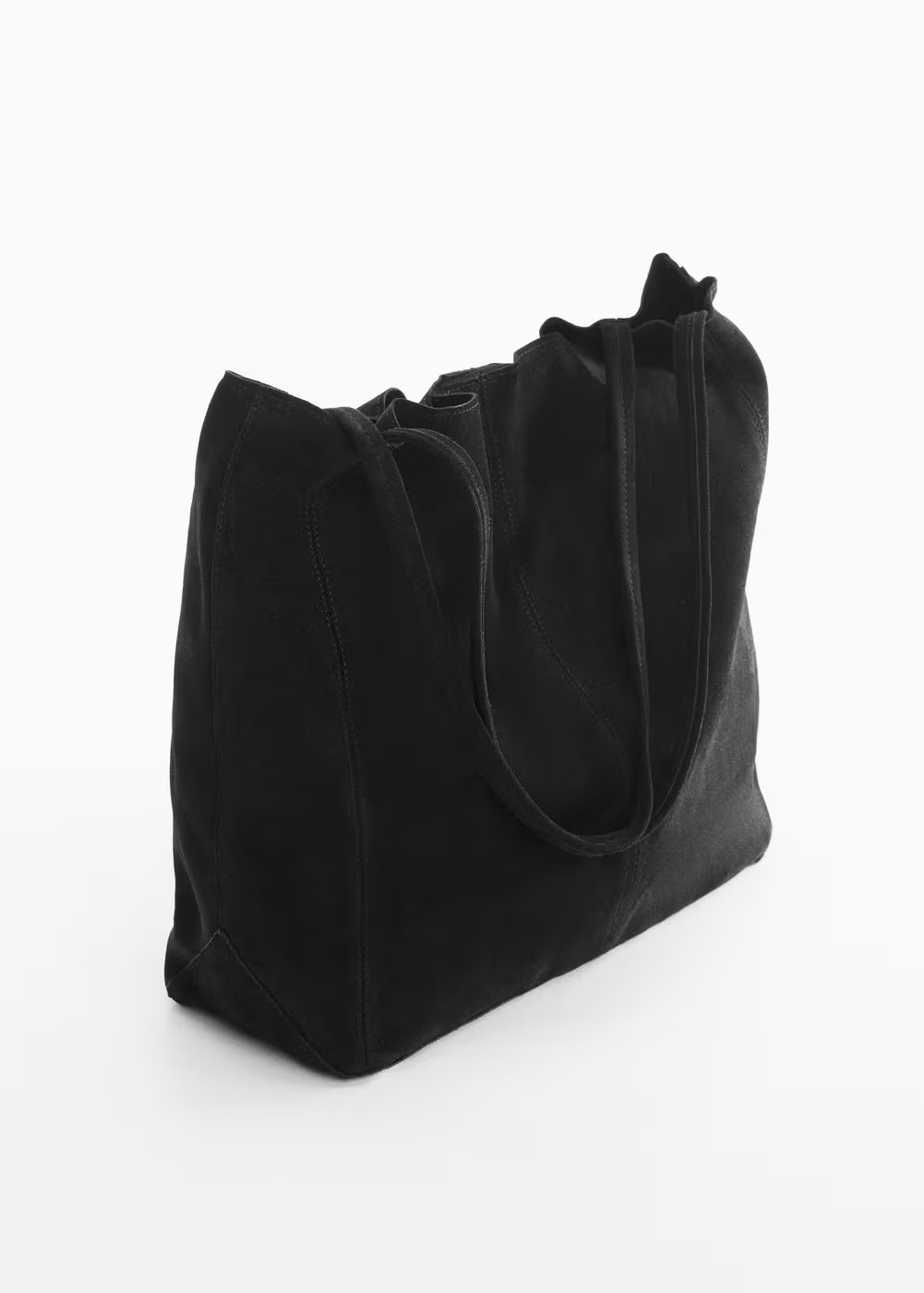 Shopper-bag aus leder -  Damen | Mango Deutschland | MANGO (DE)
