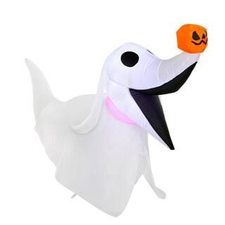 2.8 ft Zero with Jack-O-Lantern Halloween Inflatable 21GM27004 - The Home Depot | The Home Depot