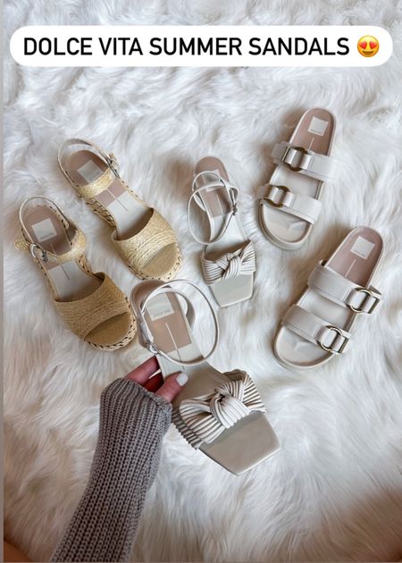 Dolce Vita summer sandals! 

#LTKunder50 #LTKsalealert #LTKshoecrush