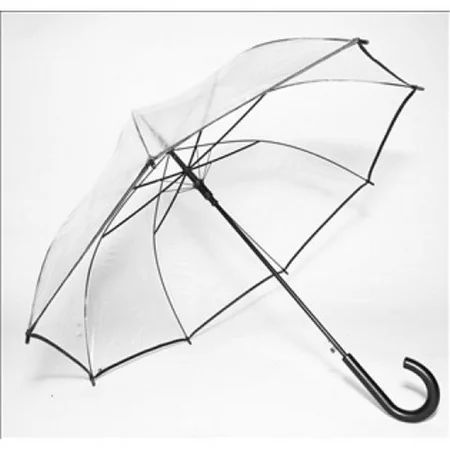 Auto-Open Clear Umbrella, Black | Walmart (US)