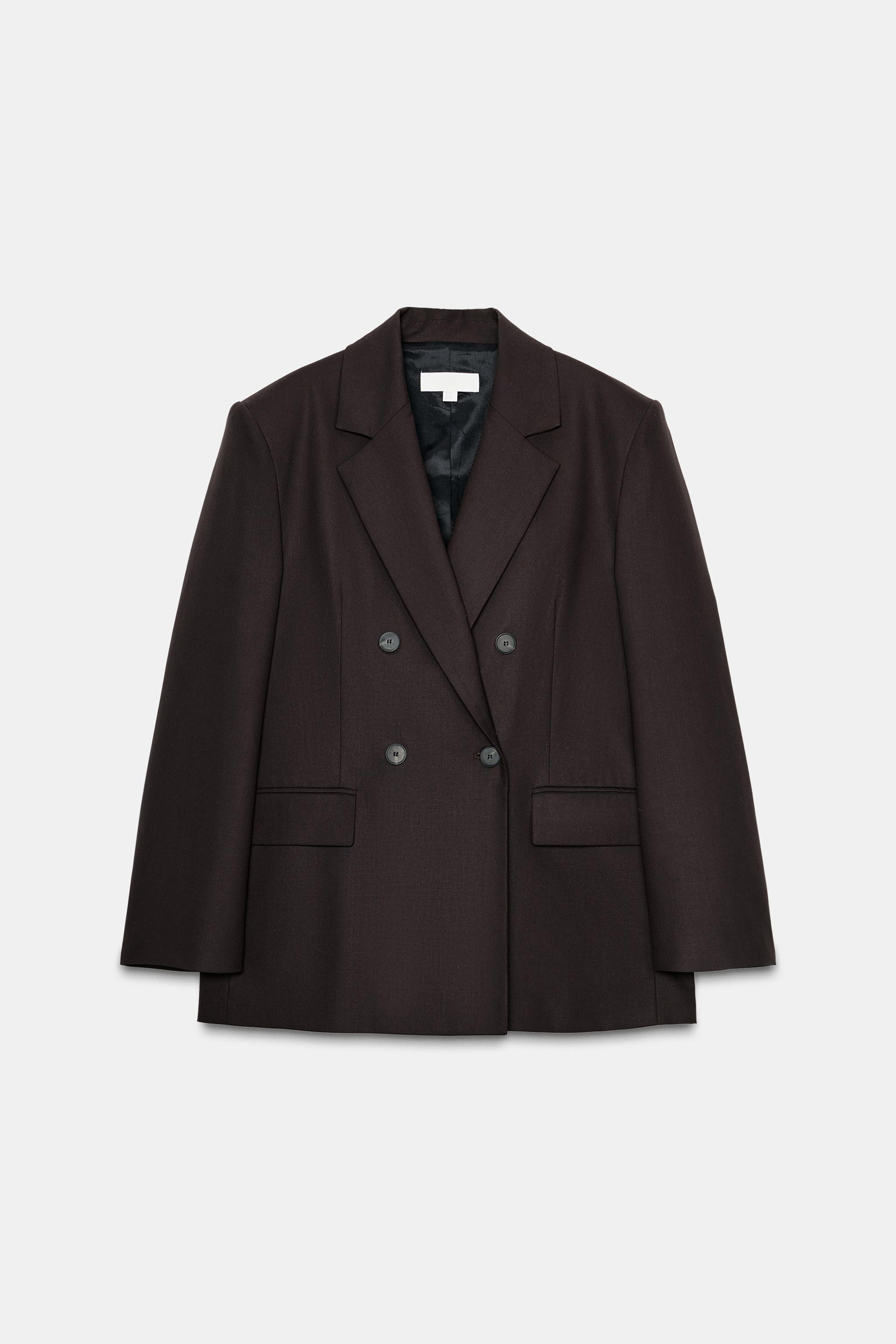 OVERSIZE DOUBLE-BREASTED BLAZER | Zara UK