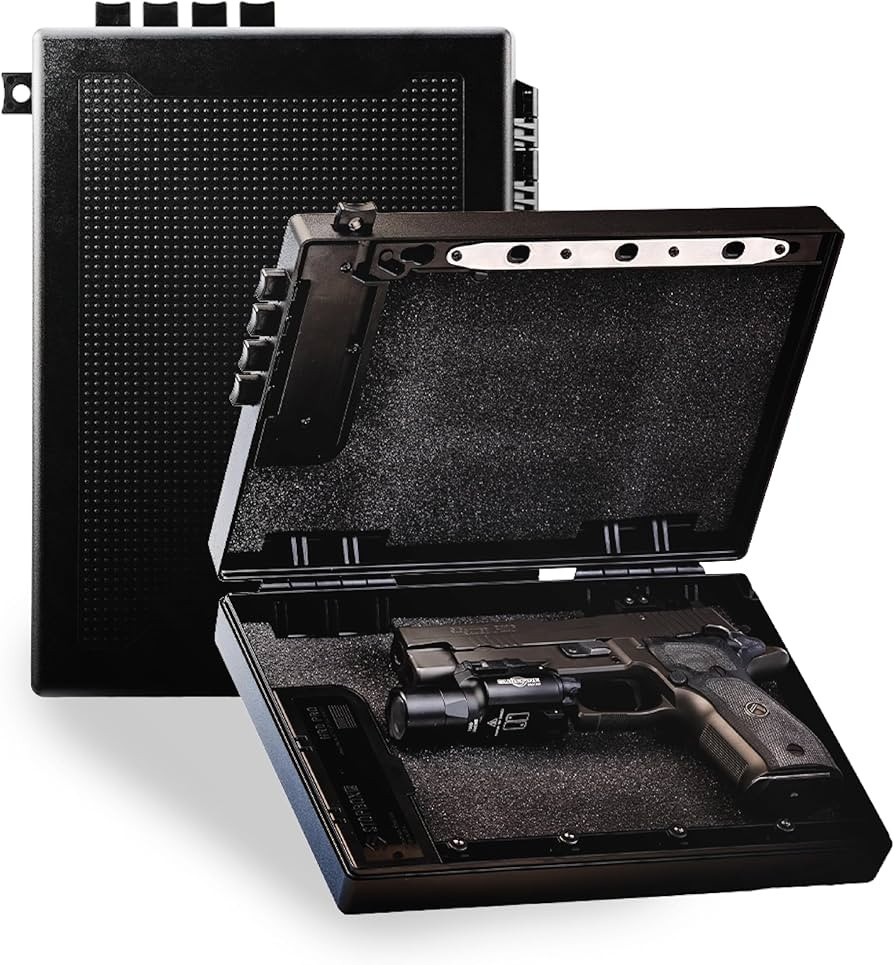 STOPBOX Gun Safe Alternative - Tactical Handgun Storage, Instant Access Portable Gun Case, TSA Co... | Amazon (US)
