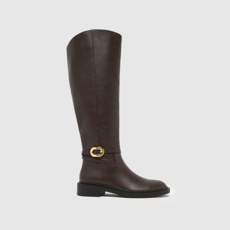 Womens Brown schuh Dory Riding Boots | schuh | Schuh