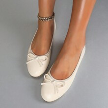 Ballerine nuovo arrivo primavera estate autunno versatili a taglio basso a fondo morbido confortevoli leggere a basso tacco fiocco scarpe alla moda | SHEIN