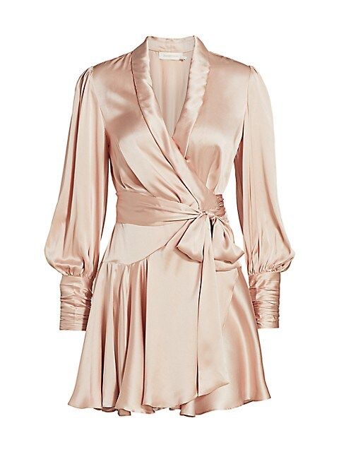 Silk Wrap Mini Dress | Saks Fifth Avenue