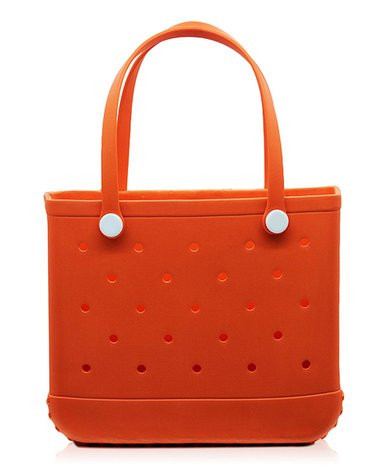 Boolore Orange Cutout Beach Travel Storage Tote | Zulily