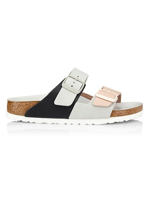 Arizona Colorblock Leather Sandals | Saks Fifth Avenue